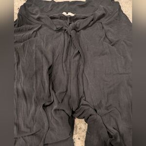 🔥 Bucketlist Modal Wrap Pants Gray/Black Wide Leg Made in USA Large